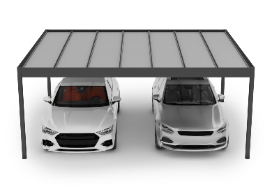 „CARPORT ECO” (dviguba stoginė automobiliui)